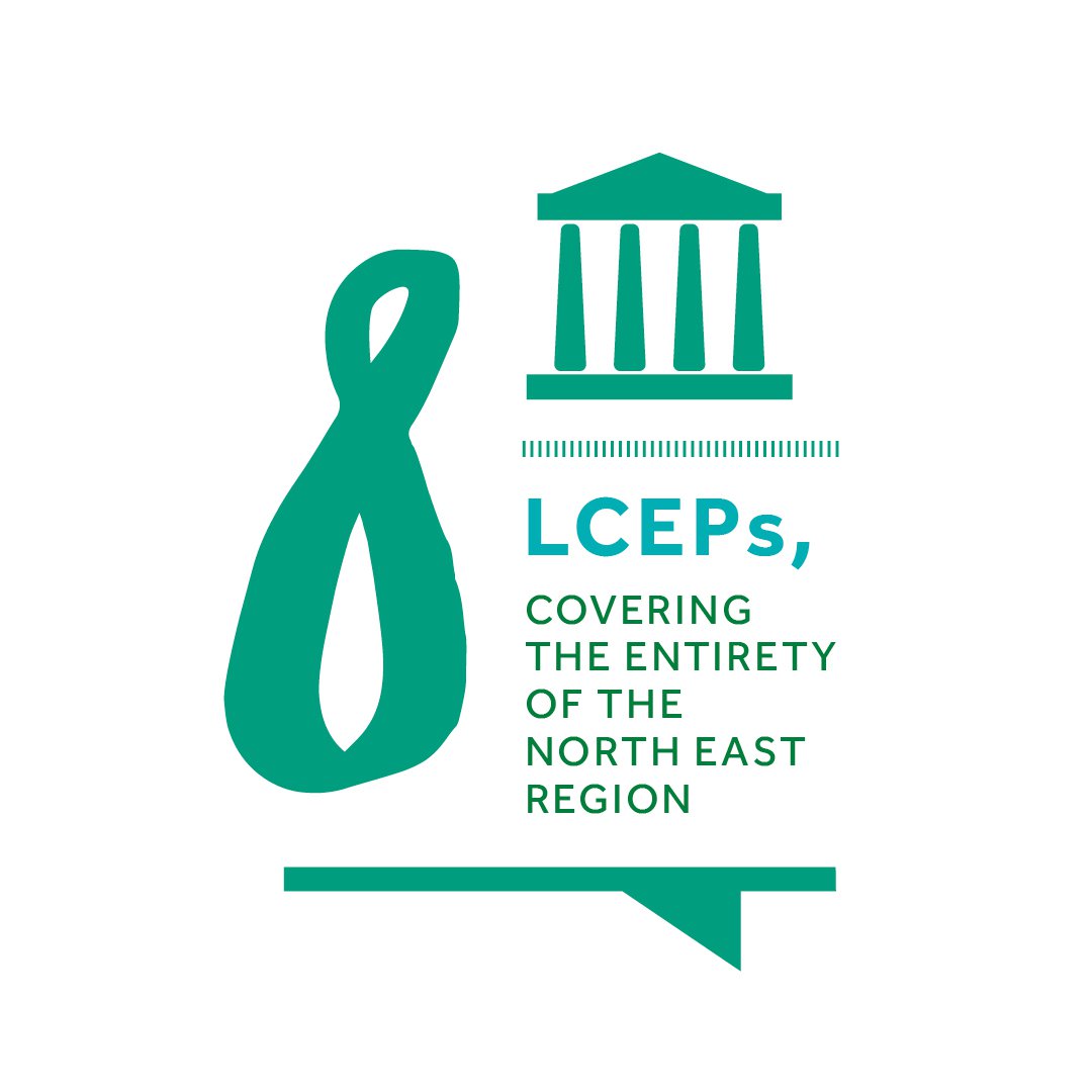 Graphic: Eight Local Cultural Education Partnerships, covering the entirety of the North East region.