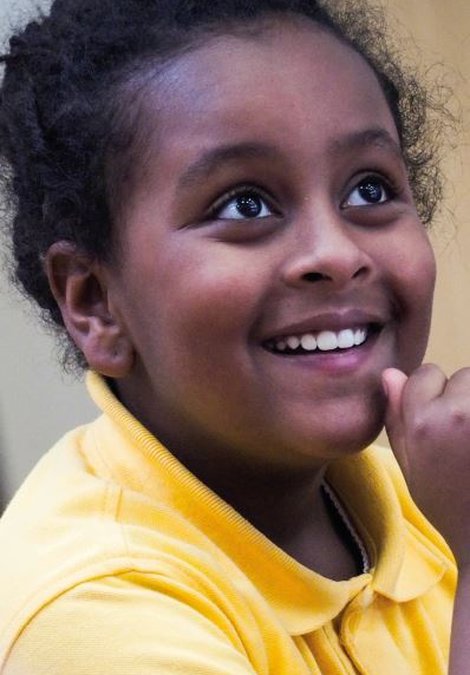 A pupil at St Joseph's RCVA Primary School